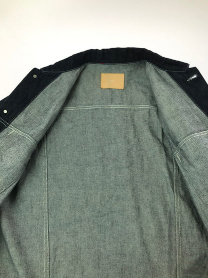 【中古品】【メンズ】 GRAPHPAPER グラフペーパー SELVAGE DENIM TRUCKER JACKET GU221-30026B サルベージ デニム トラッカー ジャケット ライトアウター 140-260814-rt-23-tagh サイズ：2 カラー：インディゴ 万代Net店