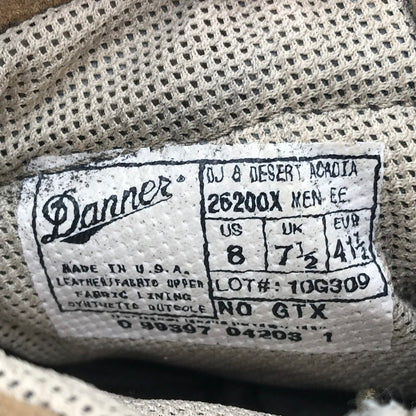 【中古品】【メンズ】 DANNER ダナー DESERT ACADIA MILITARY BOOTS BROWN 26200X USA製 デザート アカディア ミリタリー ブーツ 靴 164-260816-rt-03-tagh サイズ：US8 カラー：ブラウン 万代Net店