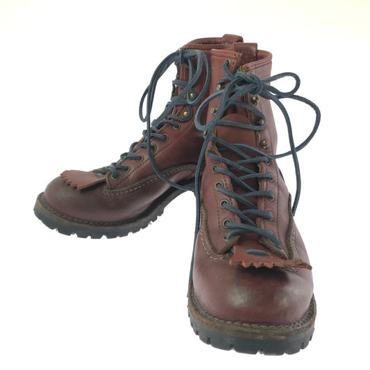 【中古品】【メンズ】 WESCO ウエスコ JOBMASTER RED BROWN ジョブ マスター 靴 164-260812-rt-27-tagh サイズ：9 1/2D カラー：ブラウン 万代Net店
