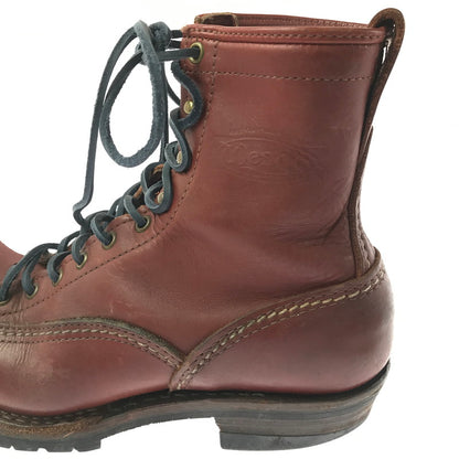【中古品】【メンズ】 WESCO ウエスコ JOBMASTER RED BROWN ジョブ マスター 靴 164-260812-rt-27-tagh サイズ：9 1/2D カラー：ブラウン 万代Net店