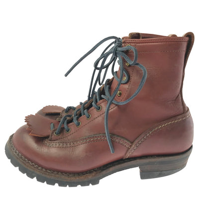 【中古品】【メンズ】 WESCO ウエスコ JOBMASTER RED BROWN ジョブ マスター 靴 164-260812-rt-27-tagh サイズ：9 1/2D カラー：ブラウン 万代Net店