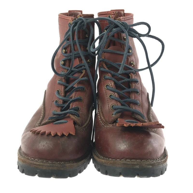 【中古品】【メンズ】 WESCO ウエスコ JOBMASTER RED BROWN ジョブ マスター 靴 164-260812-rt-27-tagh サイズ：9 1/2D カラー：ブラウン 万代Net店