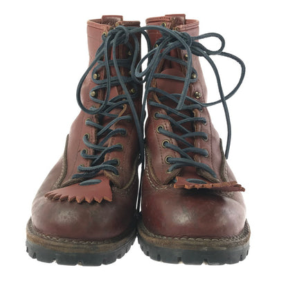 【中古品】【メンズ】 WESCO ウエスコ JOBMASTER RED BROWN ジョブ マスター 靴 164-260812-rt-27-tagh サイズ：9 1/2D カラー：ブラウン 万代Net店