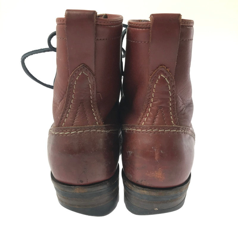 【中古品】【メンズ】 WESCO ウエスコ JOBMASTER RED BROWN ジョブ マスター 靴 164-260812-rt-27-tagh サイズ：9 1/2D カラー：ブラウン 万代Net店