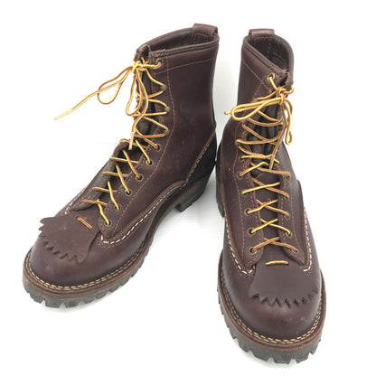 【中古品】【メンズ】 WESCO ウエスコ JOBMASTER DARK BROWN ジョブマスター ブーツ 靴 164-260816-rt-06-tagh サイズ：US8.5 カラー：ダークブラウン 万代Net店