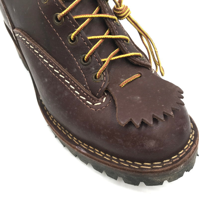 【中古品】【メンズ】 WESCO ウエスコ JOBMASTER DARK BROWN ジョブマスター ブーツ 靴 164-260816-rt-06-tagh サイズ：US8.5 カラー：ダークブラウン 万代Net店
