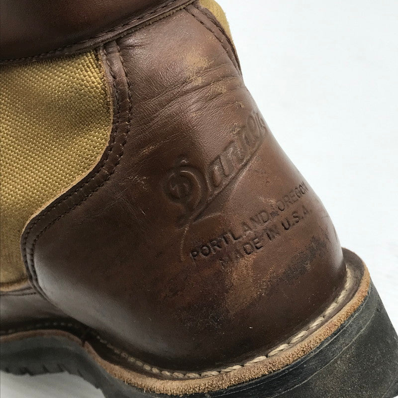 【中古品】【メンズ】 DANNER ダナー DANNER LIGHT KHAKI BROWN 30440 USA製 ダナー ライト ブーツ 靴 164-260816-rt-05-tagh サイズ：US9 カラー：イエロー/ブラウン 万代Net店