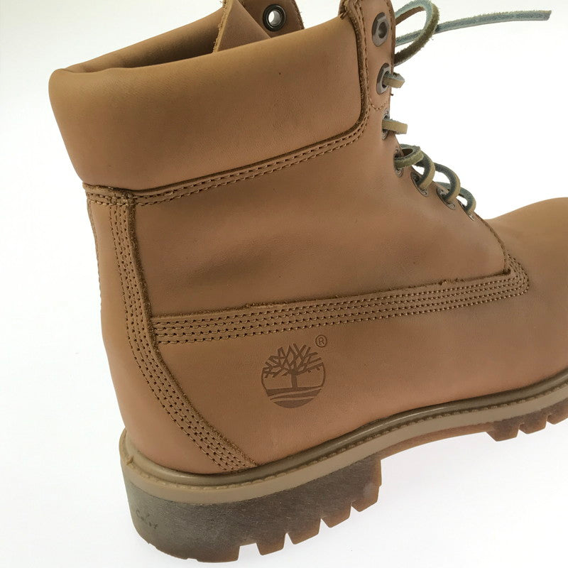 【中古品】【メンズ】 TIMBERLAND ティンバーランド ICON 6INCH PREMIUM BOOT CAMEL A1JJB アイコン 6インチ PR プレミアム ブーツ 靴 164-260812-rt-30-tagh サイズ：9 カラー：キャメル 万代Net店