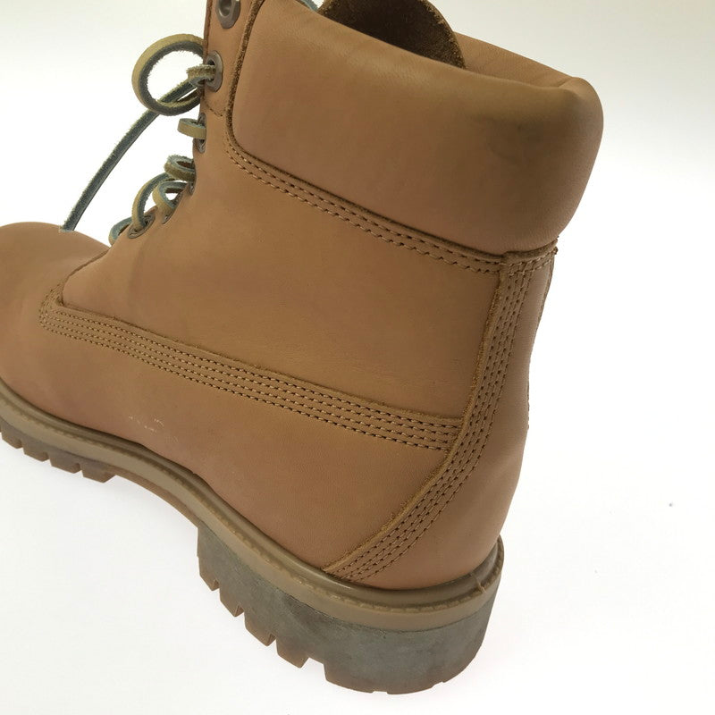 【中古品】【メンズ】 TIMBERLAND ティンバーランド ICON 6INCH PREMIUM BOOT CAMEL A1JJB アイコン 6インチ PR プレミアム ブーツ 靴 164-260812-rt-30-tagh サイズ：9 カラー：キャメル 万代Net店