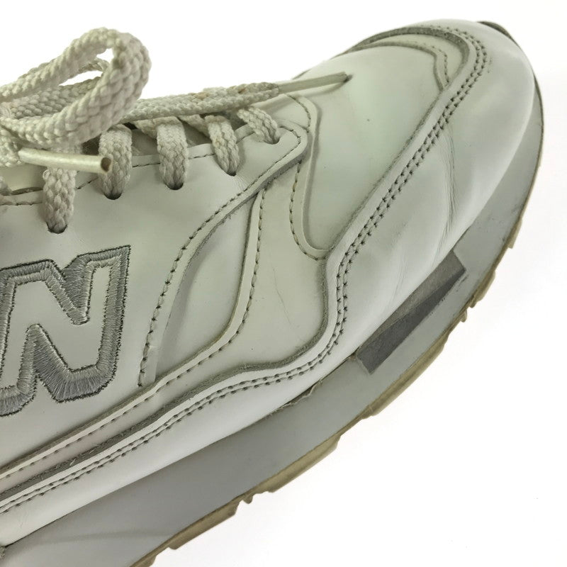 【現状渡し品】【メンズ】 NEW BALANCE ニューバランス SNEAKERS 1500 WHITE M1500WHI 英国製 スニーカー 靴 162-260812-rt-23-tagh サイズ：US 9 1/2D カラー：ホワイト 万代Net店