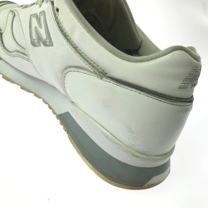 【現状渡し品】【メンズ】 NEW BALANCE ニューバランス SNEAKERS 1500 WHITE M1500WHI 英国製 スニーカー 靴 162-260812-rt-23-tagh サイズ：US 9 1/2D カラー：ホワイト 万代Net店