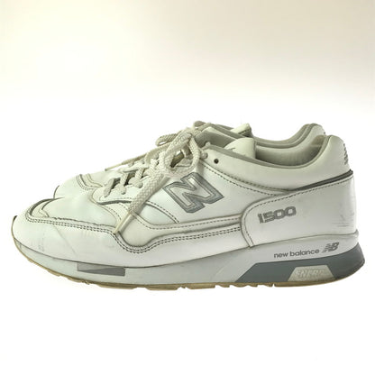 【現状渡し品】【メンズ】 NEW BALANCE ニューバランス SNEAKERS 1500 WHITE M1500WHI 英国製 スニーカー 靴 162-260812-rt-23-tagh サイズ：US 9 1/2D カラー：ホワイト 万代Net店