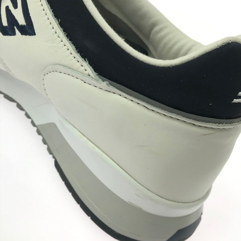 【中古品】【メンズ】 NEW BALANCE ニューバランス SNEAKERS 1500 WHITE NAVY M1500WWN 英国製 スニーカー 靴 162-260812-rt-25-tagh サイズ：US10D カラー：ホワイト 万代Net店