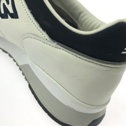 【中古品】【メンズ】 NEW BALANCE ニューバランス SNEAKERS 1500 WHITE NAVY M1500WWN 英国製 スニーカー 靴 162-260812-rt-25-tagh サイズ：US10D カラー：ホワイト 万代Net店