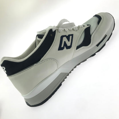 【中古品】【メンズ】 NEW BALANCE ニューバランス SNEAKERS 1500 WHITE NAVY M1500WWN 英国製 スニーカー 靴 162-260812-rt-25-tagh サイズ：US10D カラー：ホワイト 万代Net店