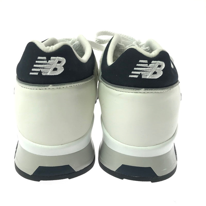 【中古品】【メンズ】 NEW BALANCE ニューバランス SNEAKERS 1500 WHITE NAVY M1500WWN 英国製 スニーカー 靴 162-260812-rt-25-tagh サイズ：US10D カラー：ホワイト 万代Net店