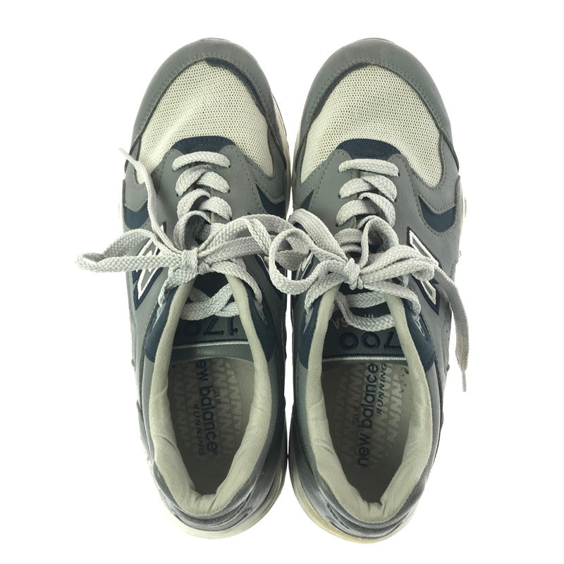 【中古品】【メンズ】 NEW BALANCE ニューバランス USA製 1700 GRAY M1700GRA スニーカー 靴 162-260812-rt-21-tagh サイズ：28cm US10 カラー：グレー 万代Net店