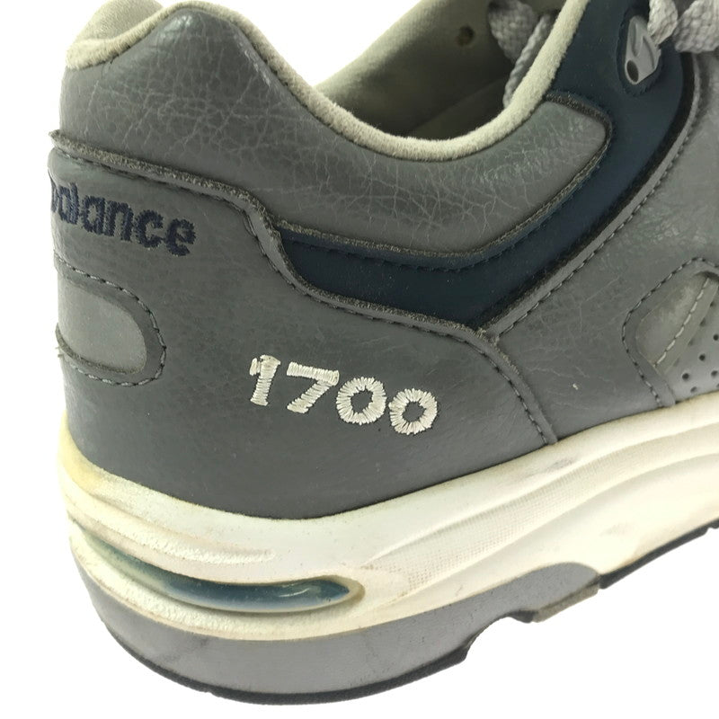【中古品】【メンズ】 NEW BALANCE ニューバランス USA製 1700 GRAY M1700GRA スニーカー 靴 162-260812-rt-21-tagh サイズ：28cm US10 カラー：グレー 万代Net店