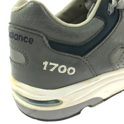 【中古品】【メンズ】 NEW BALANCE ニューバランス USA製 1700 GRAY M1700GRA スニーカー 靴 162-260812-rt-21-tagh サイズ：28cm US10 カラー：グレー 万代Net店