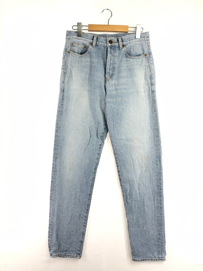 【中古品】【メンズ】 SAINT LAURENT PARIS サンローランパリ SLIM STRAIGHT DENIM PANTS 614443 スリム ストレート デニム パンツ ボトムス 152-260816-rt-22-tagh サイズ：29 カラー：インディゴ 万代Net店