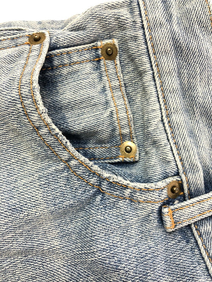 【中古品】【メンズ】 SAINT LAURENT PARIS サンローランパリ SLIM STRAIGHT DENIM PANTS 614443 スリム ストレート デニム パンツ ボトムス 152-260816-rt-22-tagh サイズ：29 カラー：インディゴ 万代Net店