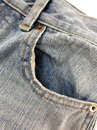 【中古品】【メンズ】 SAINT LAURENT PARIS サンローランパリ SLIM STRAIGHT DENIM PANTS 614443 スリム ストレート デニム パンツ ボトムス 152-260816-rt-22-tagh サイズ：29 カラー：インディゴ 万代Net店