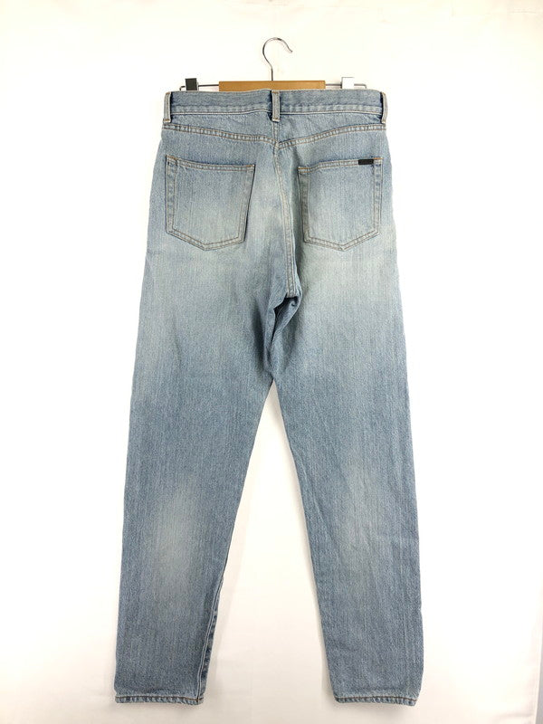 【中古品】【メンズ】 SAINT LAURENT PARIS サンローランパリ SLIM STRAIGHT DENIM PANTS 614443 スリム ストレート デニム パンツ ボトムス 152-260816-rt-22-tagh サイズ：29 カラー：インディゴ 万代Net店
