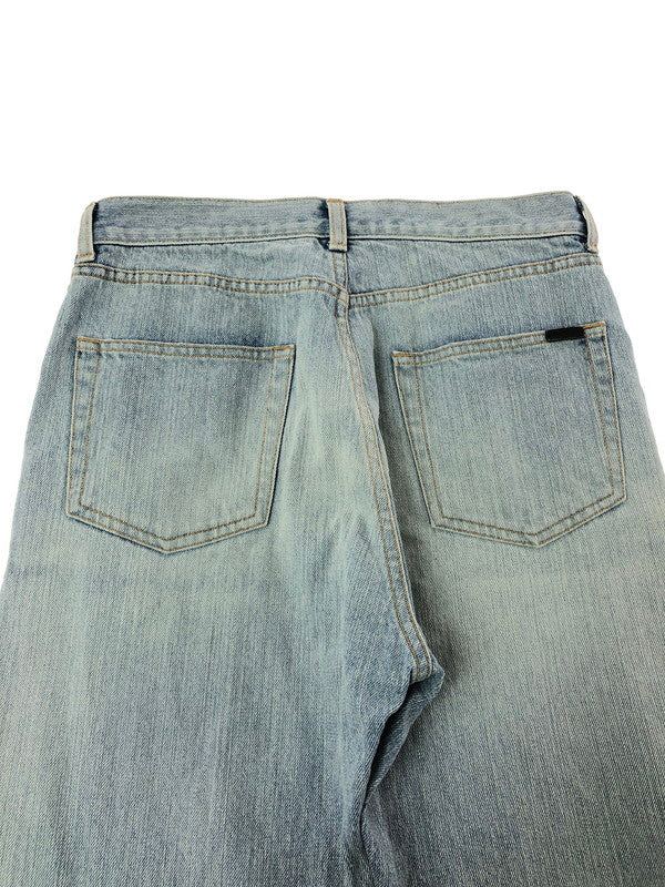 【中古品】【メンズ】 SAINT LAURENT PARIS サンローランパリ SLIM STRAIGHT DENIM PANTS 614443 スリム ストレート デニム パンツ ボトムス 152-260816-rt-22-tagh サイズ：29 カラー：インディゴ 万代Net店