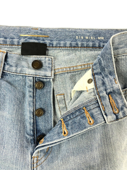 【中古品】【メンズ】 SAINT LAURENT PARIS サンローランパリ SLIM STRAIGHT DENIM PANTS 614443 スリム ストレート デニム パンツ ボトムス 152-260816-rt-22-tagh サイズ：29 カラー：インディゴ 万代Net店