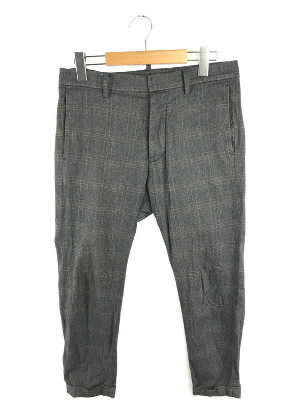 【中古品】【メンズ】 DSQUARED2 ディースクエアード PANTS CHECK チェック柄 パンツ ボトムス 152-260814-rt-30-tagh サイズ：40 カラー：グレー 万代Net店