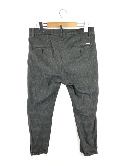 【中古品】【メンズ】 DSQUARED2 ディースクエアード PANTS CHECK チェック柄 パンツ ボトムス 152-260814-rt-30-tagh サイズ：40 カラー：グレー 万代Net店