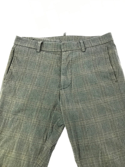 【中古品】【メンズ】 DSQUARED2 ディースクエアード PANTS CHECK チェック柄 パンツ ボトムス 152-260814-rt-30-tagh サイズ：40 カラー：グレー 万代Net店