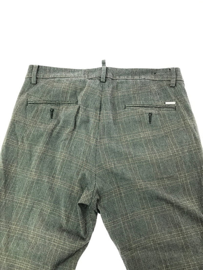 【中古品】【メンズ】 DSQUARED2 ディースクエアード PANTS CHECK チェック柄 パンツ ボトムス 152-260814-rt-30-tagh サイズ：40 カラー：グレー 万代Net店