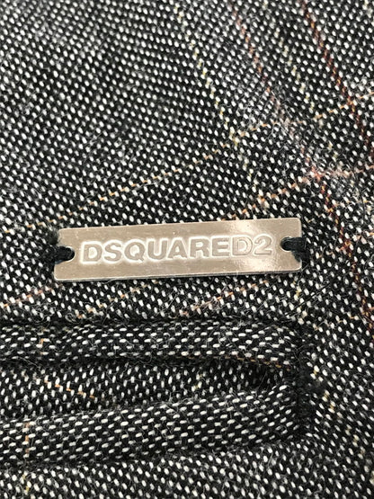 【中古品】【メンズ】 DSQUARED2 ディースクエアード PANTS CHECK チェック柄 パンツ ボトムス 152-260814-rt-30-tagh サイズ：40 カラー：グレー 万代Net店