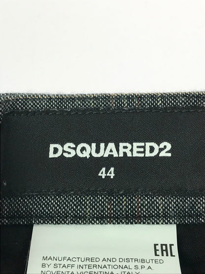 【中古品】【メンズ】 DSQUARED2 ディースクエアード PANTS CHECK チェック柄 パンツ ボトムス 152-260814-rt-30-tagh サイズ：40 カラー：グレー 万代Net店
