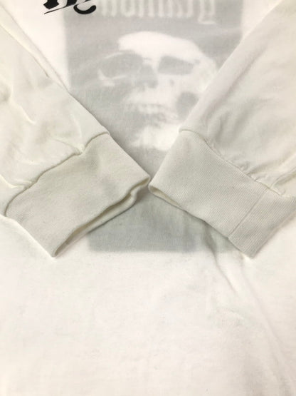 【中古品】【メンズ】 HYSTERIC GLAMOUR ヒステリックグラマー SKULL COFFIN L/S TEE 02253CL20 スカル コフィン ロングスリーブ Tシャツ トップス 140-260813-rt-15-tagh サイズ：S カラー：ホワイト 万代Net店