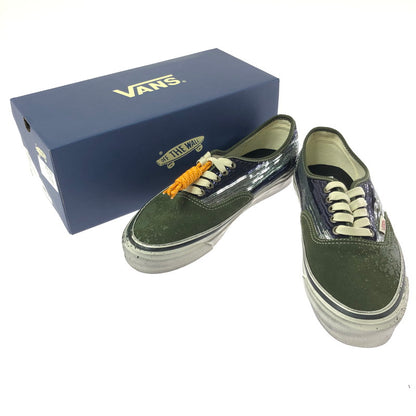 【中古品】【メンズ】 VANS バンズ AUTHENTIC GREEN BLUE VN000DB824O オーセンティック スニーカー 靴 162-260812-rt-08-tagh サイズ：26cm US8 カラー：グリーン/ブルー 万代Net店