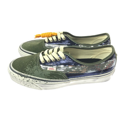 【中古品】【メンズ】 VANS バンズ AUTHENTIC GREEN BLUE VN000DB824O オーセンティック スニーカー 靴 162-260812-rt-08-tagh サイズ：26cm US8 カラー：グリーン/ブルー 万代Net店