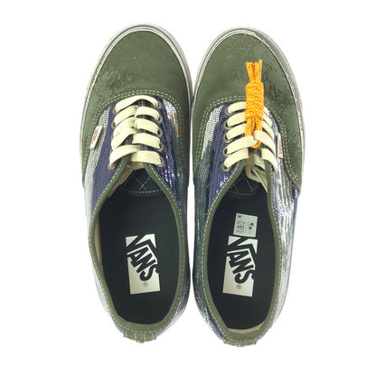 【中古品】【メンズ】 VANS バンズ AUTHENTIC GREEN BLUE VN000DB824O オーセンティック スニーカー 靴 162-260812-rt-08-tagh サイズ：26cm US8 カラー：グリーン/ブルー 万代Net店