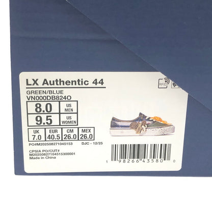 【中古品】【メンズ】 VANS バンズ AUTHENTIC GREEN BLUE VN000DB824O オーセンティック スニーカー 靴 162-260812-rt-08-tagh サイズ：26cm US8 カラー：グリーン/ブルー 万代Net店