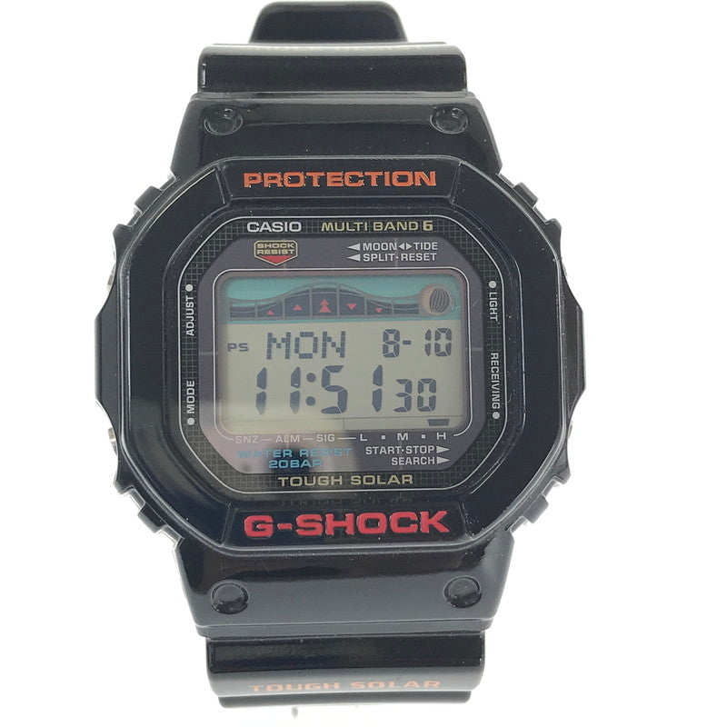 【中古品】【メンズ】 G-SHOCK ジーショック 5600SERIES GWX-5600-1JF G-LIDE デジタル 電波 ソーラー 腕時計 196-260812-rt-11-tagh カラー：ブラック 万代Net店