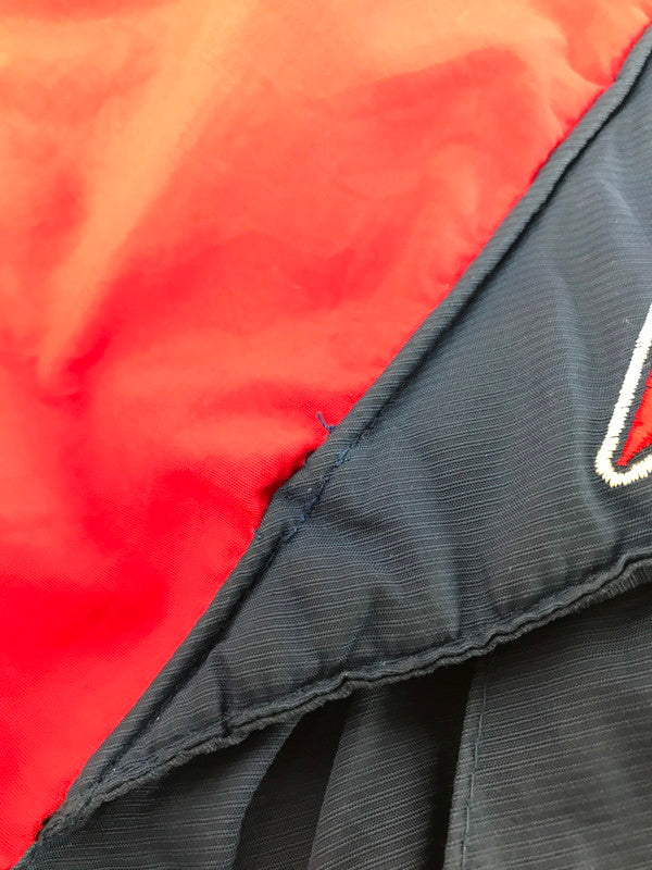 【現状渡し品】【メンズ】 GENUINE MERCHANDISE BY STARTER スターター ATLANTA BRAVES HALF ZIP HOODED BLOUSON JACKET 146-260814-rt-22-tagh サイズ：M カラー：ネイビー 万代Net店