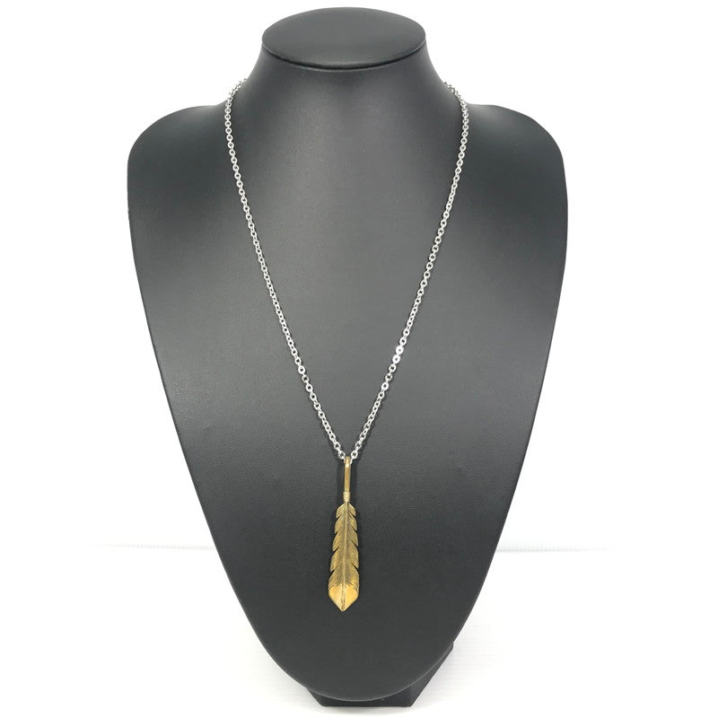 【中古品】【メンズ】 BIG HAND ビッグ ハンド FEATHER TOP ブラス加工 フェザー トップ アクセサリー 191-260818-rt-21-tag カラー：ゴールド 万代Net店
