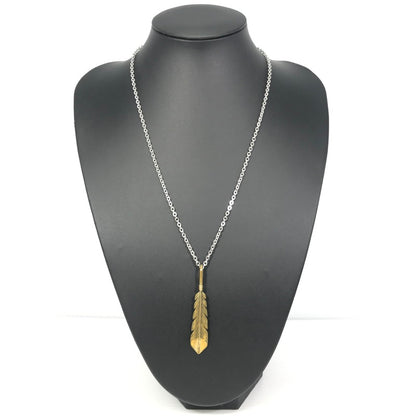 【中古品】【メンズ】 BIG HAND ビッグ ハンド FEATHER TOP ブラス加工 フェザー トップ アクセサリー 191-260818-rt-21-tag カラー：ゴールド 万代Net店