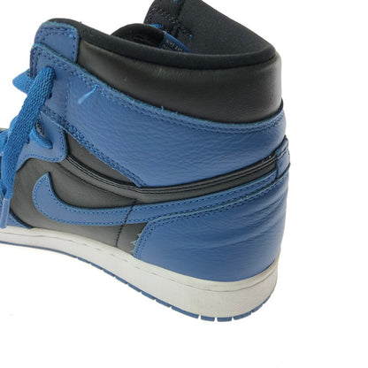 【中古品】【メンズ】 NIKE ナイキ AIR JORDAN 1 RETRO HIGH OG DARK MARINA BLUE 555088-404 エア ジョーダン 1 オージー スニーカー 靴 160-260812-rt-03-tagh サイズ：28cm US10 カラー：DARK MARINA BLUE/BLACK-WHITE 万代Net店
