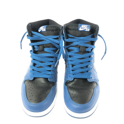 【中古品】【メンズ】 NIKE ナイキ AIR JORDAN 1 RETRO HIGH OG DARK MARINA BLUE 555088-404 エア ジョーダン 1 オージー スニーカー 靴 160-260812-rt-03-tagh サイズ：28cm US10 カラー：DARK MARINA BLUE/BLACK-WHITE 万代Net店