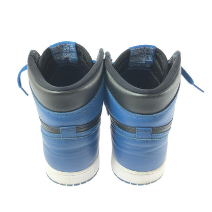 【中古品】【メンズ】 NIKE ナイキ AIR JORDAN 1 RETRO HIGH OG DARK MARINA BLUE 555088-404 エア ジョーダン 1 オージー スニーカー 靴 160-260812-rt-03-tagh サイズ：28cm US10 カラー：DARK MARINA BLUE/BLACK-WHITE 万代Net店