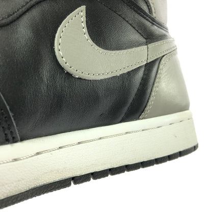【中古品】【メンズ】 NIKE ナイキ AIR JORDAN 1 RETRO HIGH OG SHADOW(2018) 555088-013 エア ジョーダン 1 レトロ ハイ スニーカー 靴 160-260812-rt-02-tagh サイズ：27.5cm US9.5 カラー：BLACK/MEDIUM GREY-WHITE 万代Net店