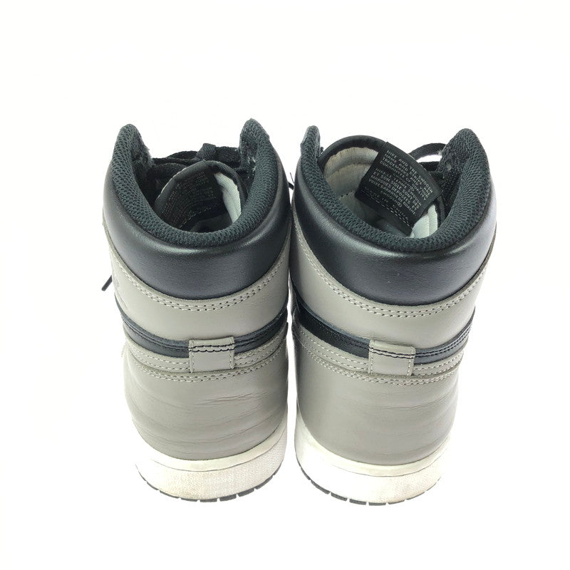 【中古品】【メンズ】 NIKE ナイキ AIR JORDAN 1 RETRO HIGH OG SHADOW(2018) 555088-013 エア ジョーダン 1 レトロ ハイ スニーカー 靴 160-260812-rt-02-tagh サイズ：27.5cm US9.5 カラー：BLACK/MEDIUM GREY-WHITE 万代Net店