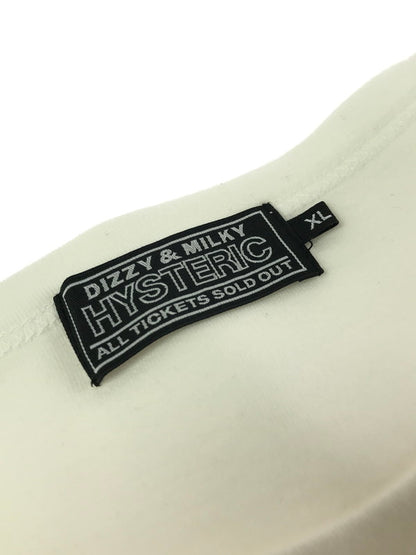 【中古品】【メンズ】 HYSTERIC GLAMOUR ヒステリックグラマー ROCK W YOU TEE WHITE 02241CT23 ロングスリーブ Tシャツ トップス 長袖Tシャツ 140-260813-rt-14-tagh サイズ：XL カラー：ホワイト 万代Net店
